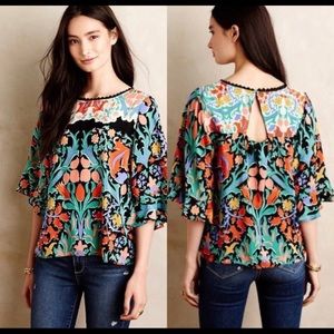 Maeve Anthropologie Kimono Top Size 12